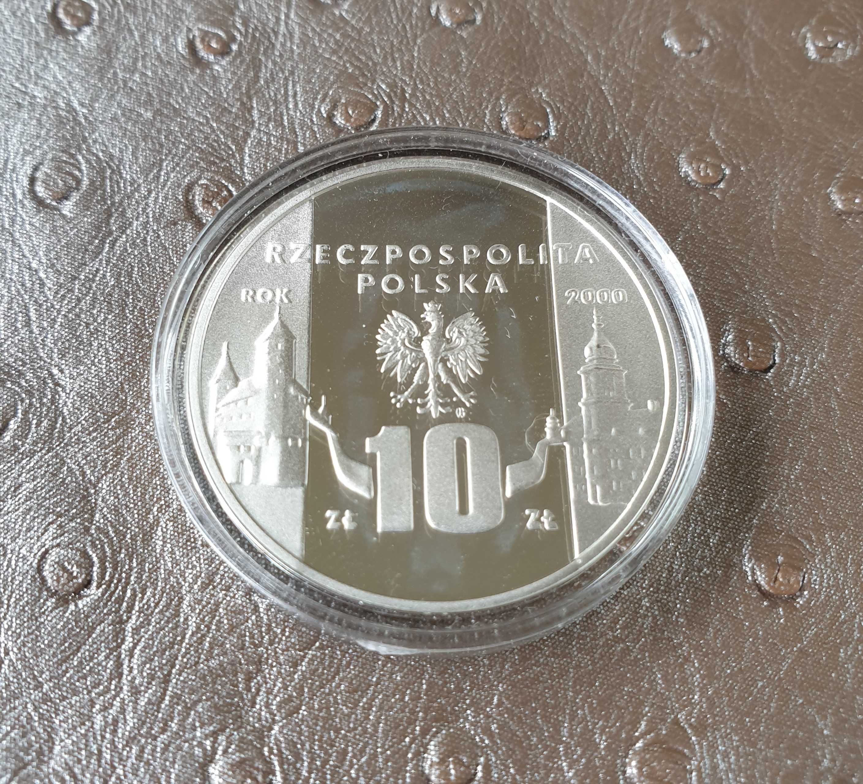 Moneta srebrna 10 zł. - Muzeum Polskie w Rapperswilu