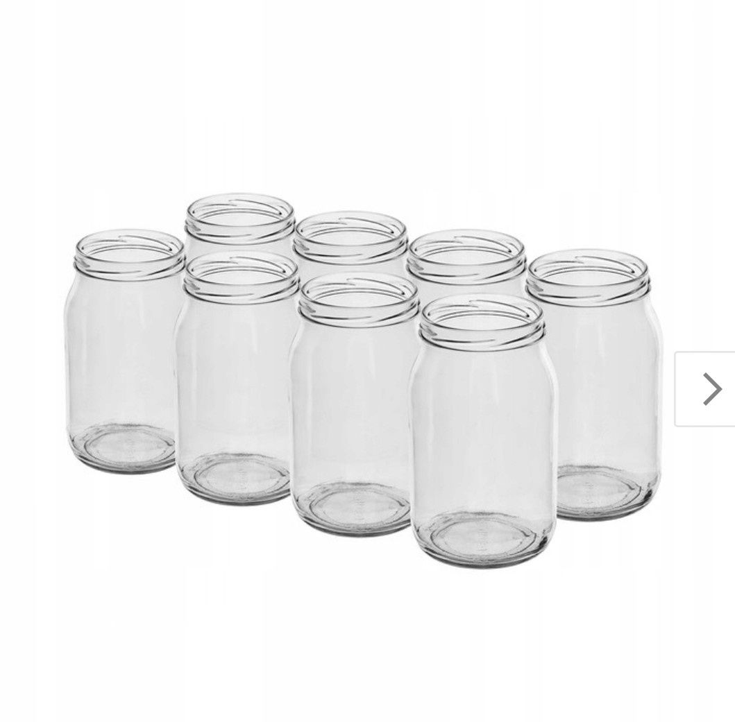 Słoiki litrowe i 900 ml -  15 sztuk