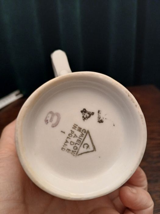 Ćmielów feston PRL mlecznik