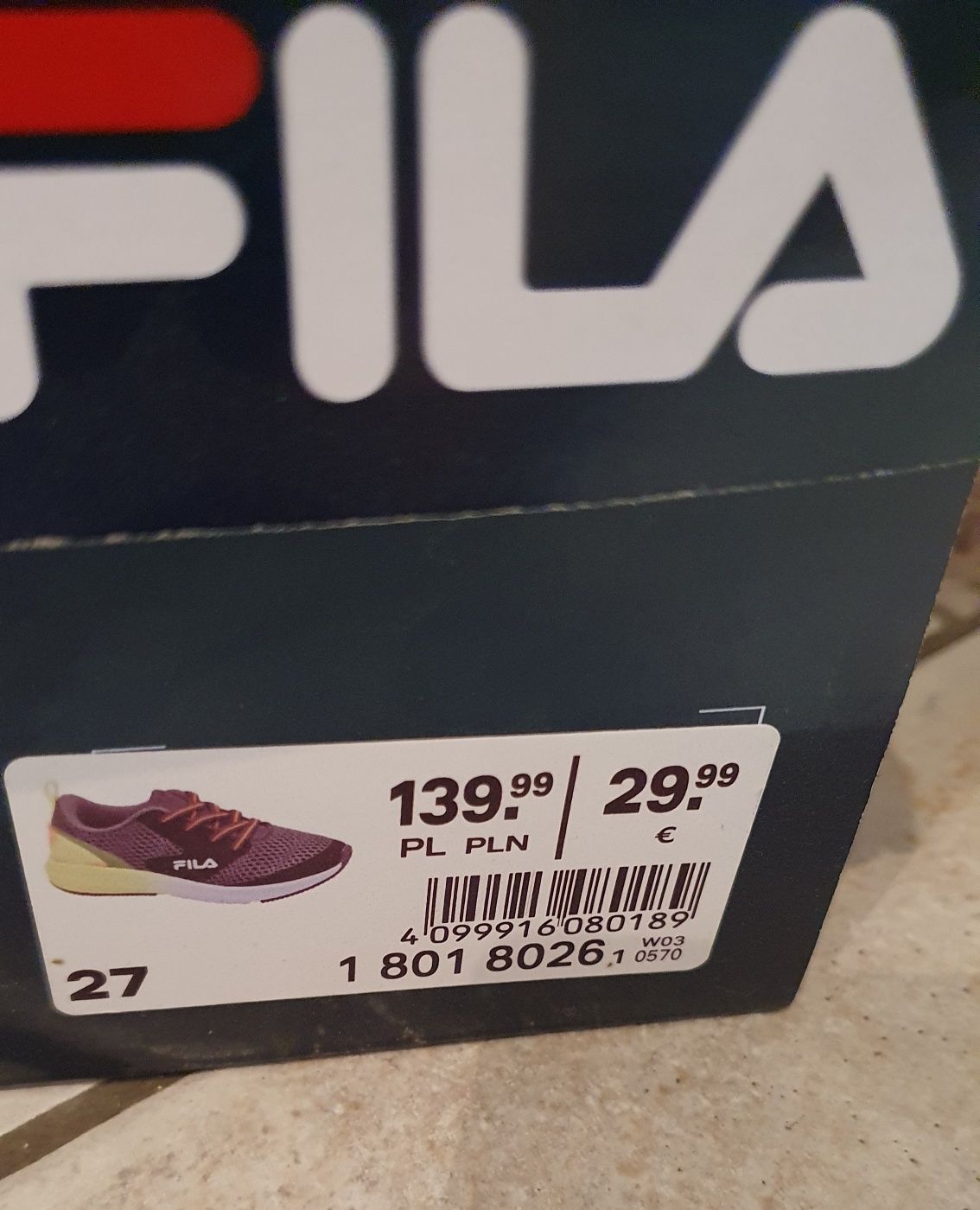 Buty chłopięce / sportowe Fila 27