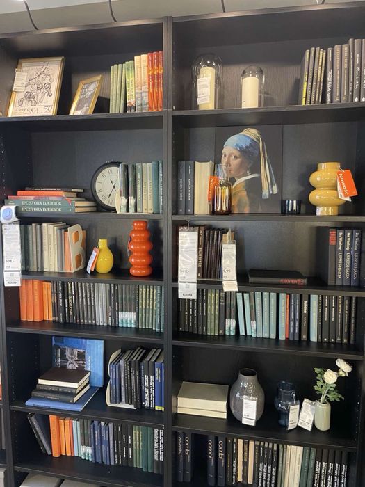 Стелаж ІКЕА чорний BILLY розмір 80х28х237 см