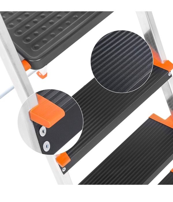 Drabina aluminiowa 6 szczebli Songmics