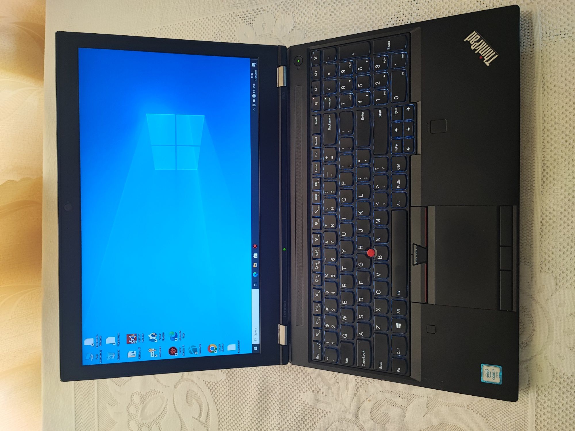 Lenovo ThinkPad P50 i7-6700 HQ 2.6GHz 32 ГБ ОЗУ/SSD 512 ГБ