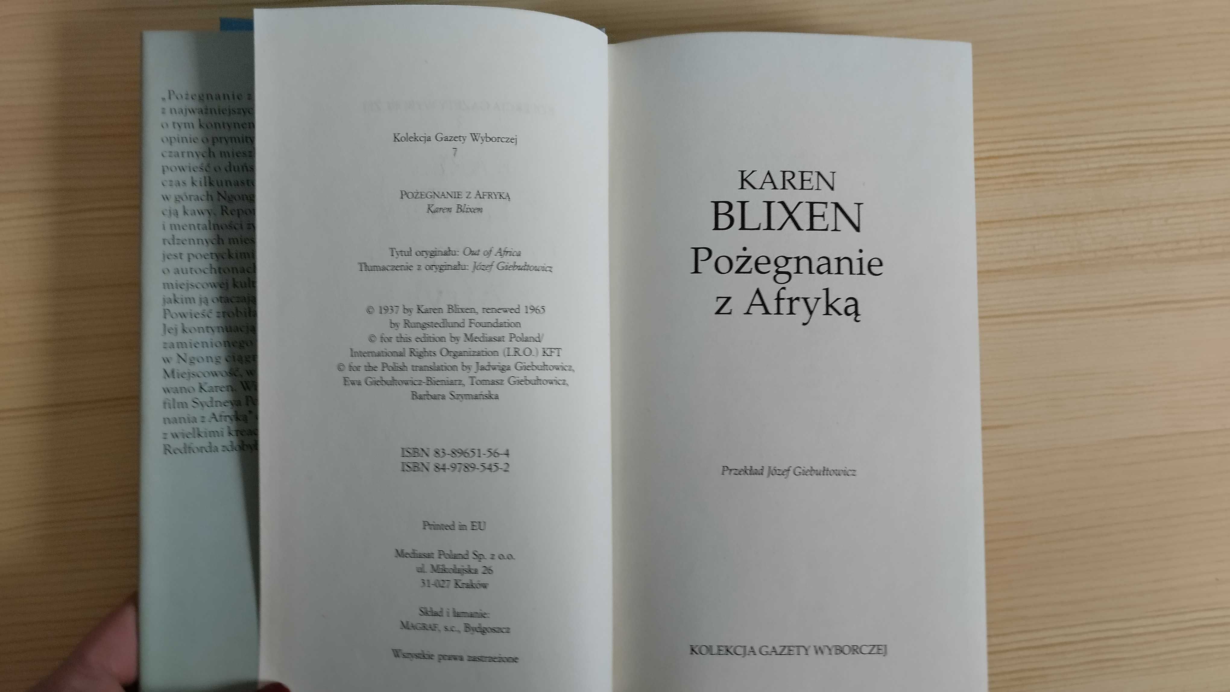 3 książki: Pożegnanie z Afryką, Lolita, Na zachodzie bez zmian