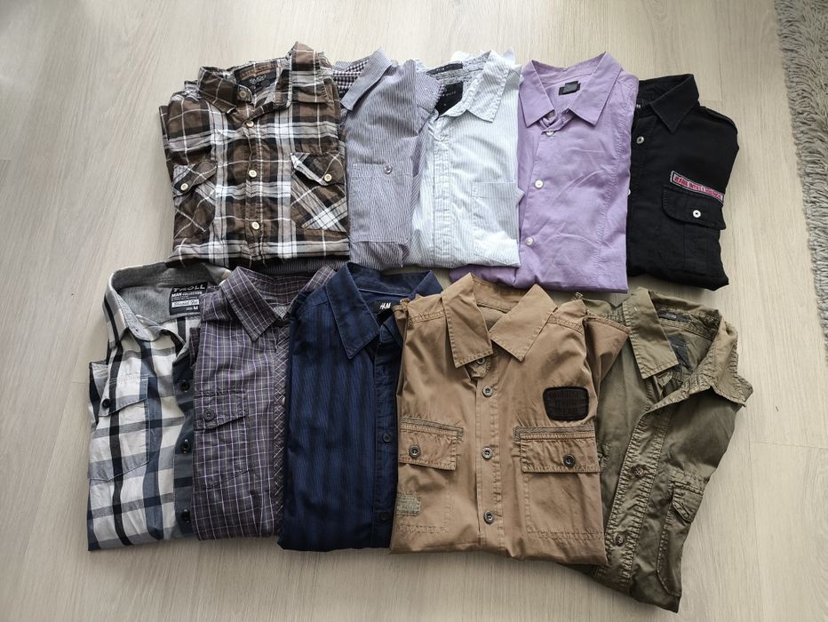 Zestaw Koszul męskich x 10 długi rękaw