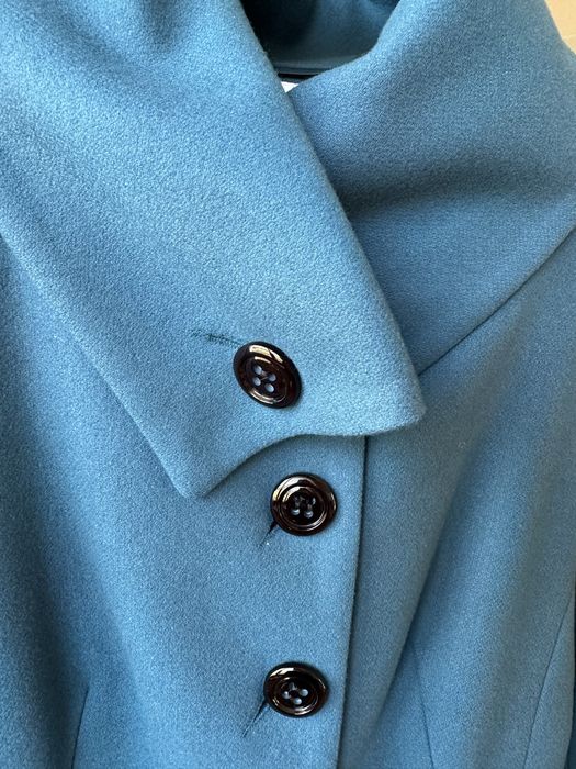 Płaszcz Solar r. 42, kolor morski, 80% wełna