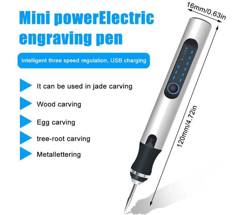 Bezprzewodowe narzędzie do grawerowania DriSubt + akcesoria