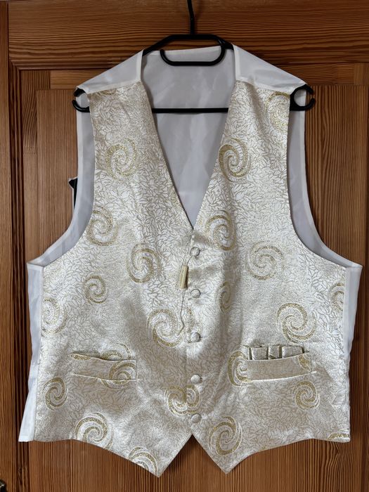 Kamizelka Ślubna Vintage Złota