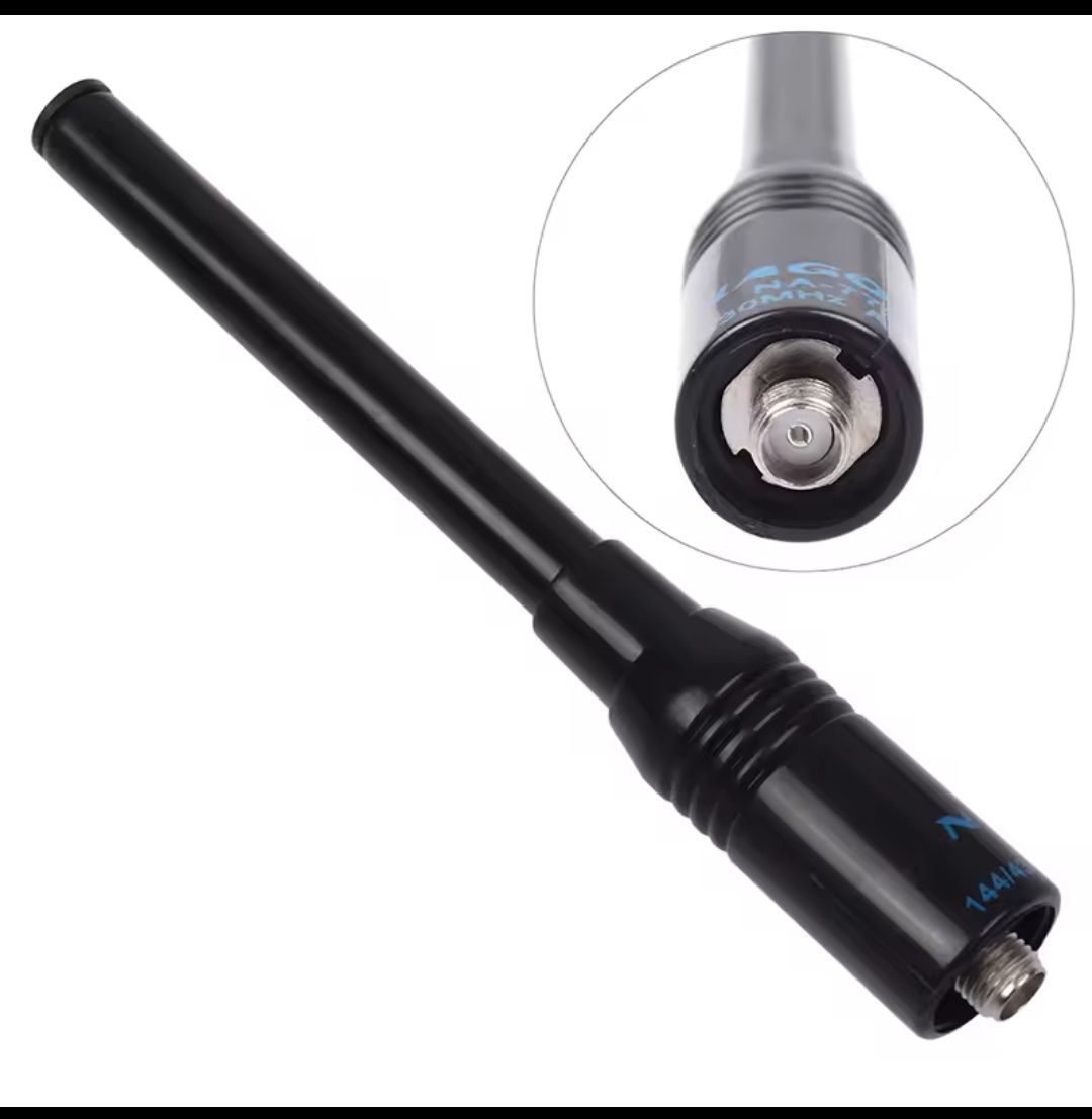 телескопічна антена NA-773 SMA-F UHF+VHF для BAOFENG UV-5R/82/B5/B6 88