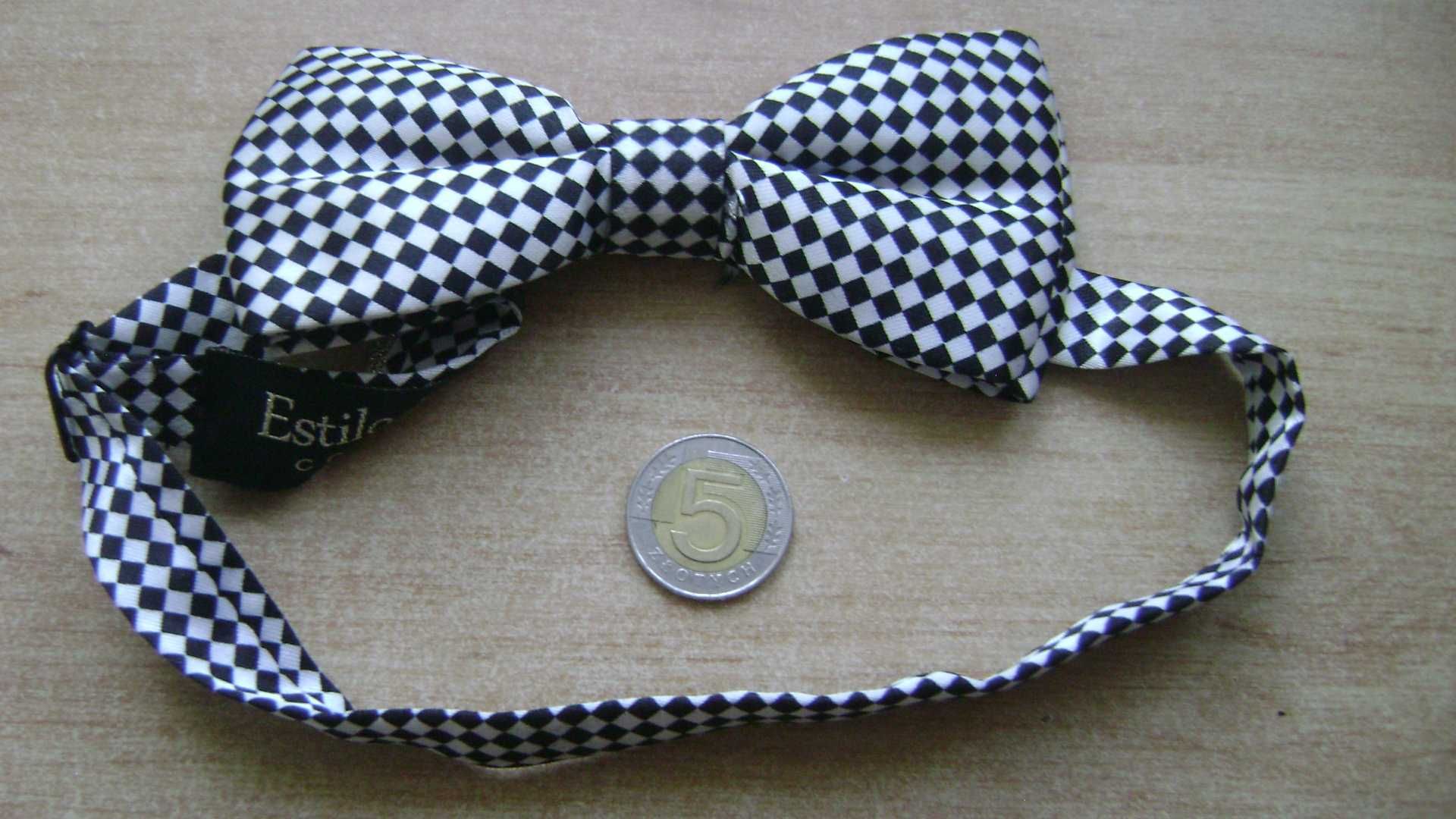 Starocie z PRL - Moda = Muszka męska Estilo Sabroso