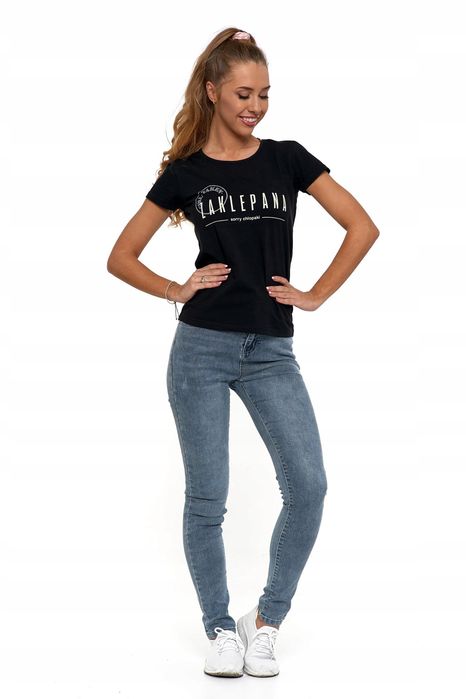 Moraj T-shirt Zaklepana Bawełna Krótki Rękaw 2XL