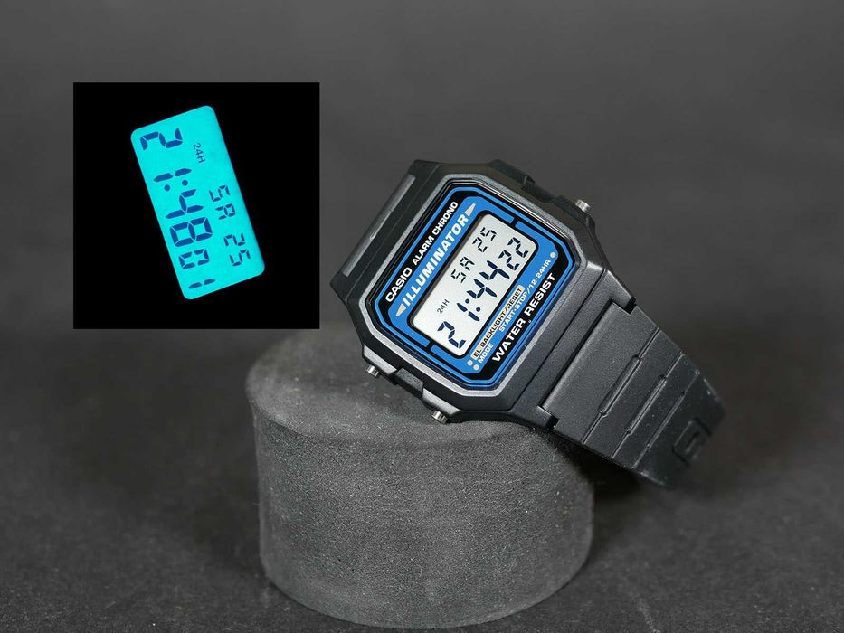 Casio F-105W-1AW Classic EL Backlight. 100% original.