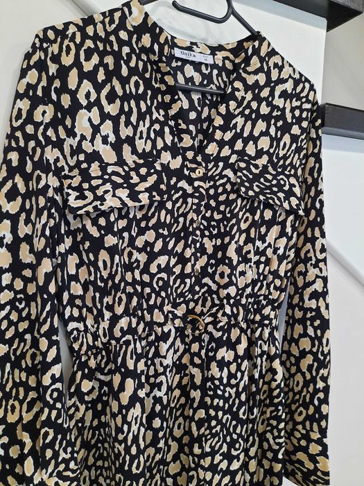 Wysokogatunkowa sukienka  szmizjerka Unika Paris butik CantyTM