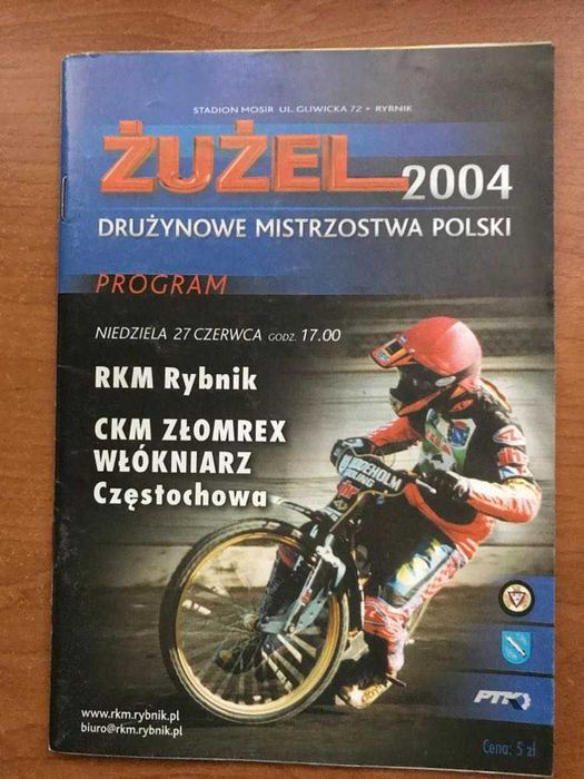 Program żużlowy DMP Row Rybnik - CKM Częstochowa [Rybnik, 2004r.]