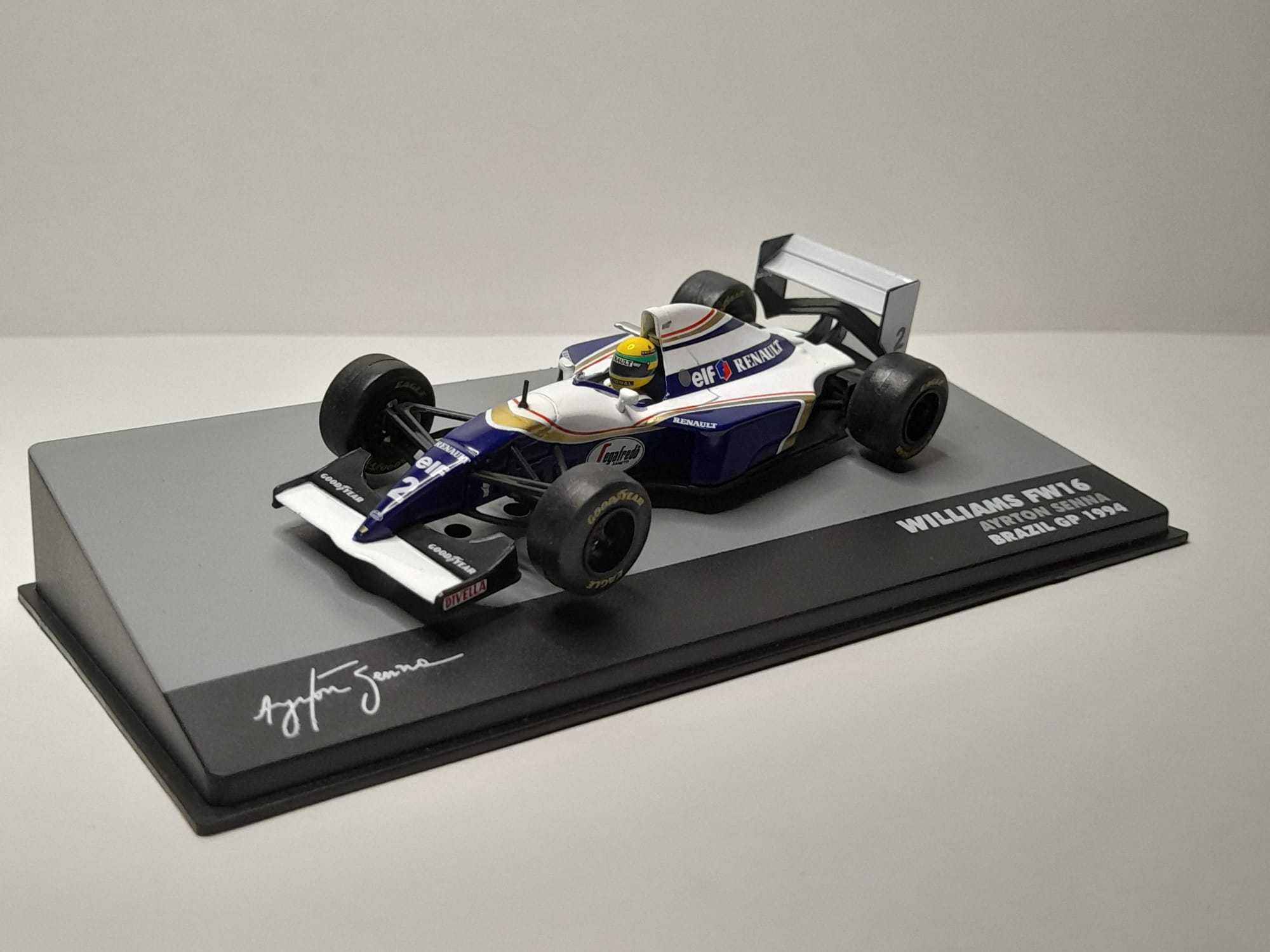 Miniaturas F1 Ayrton Senna