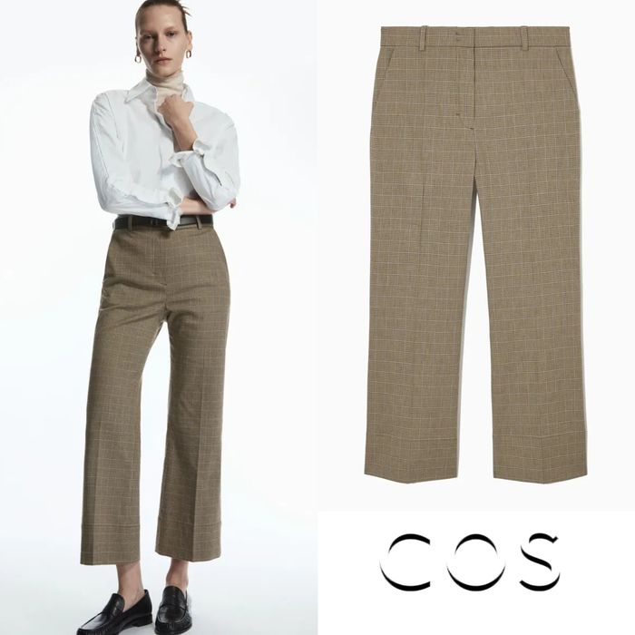 Cos брюки кльош у клітинку