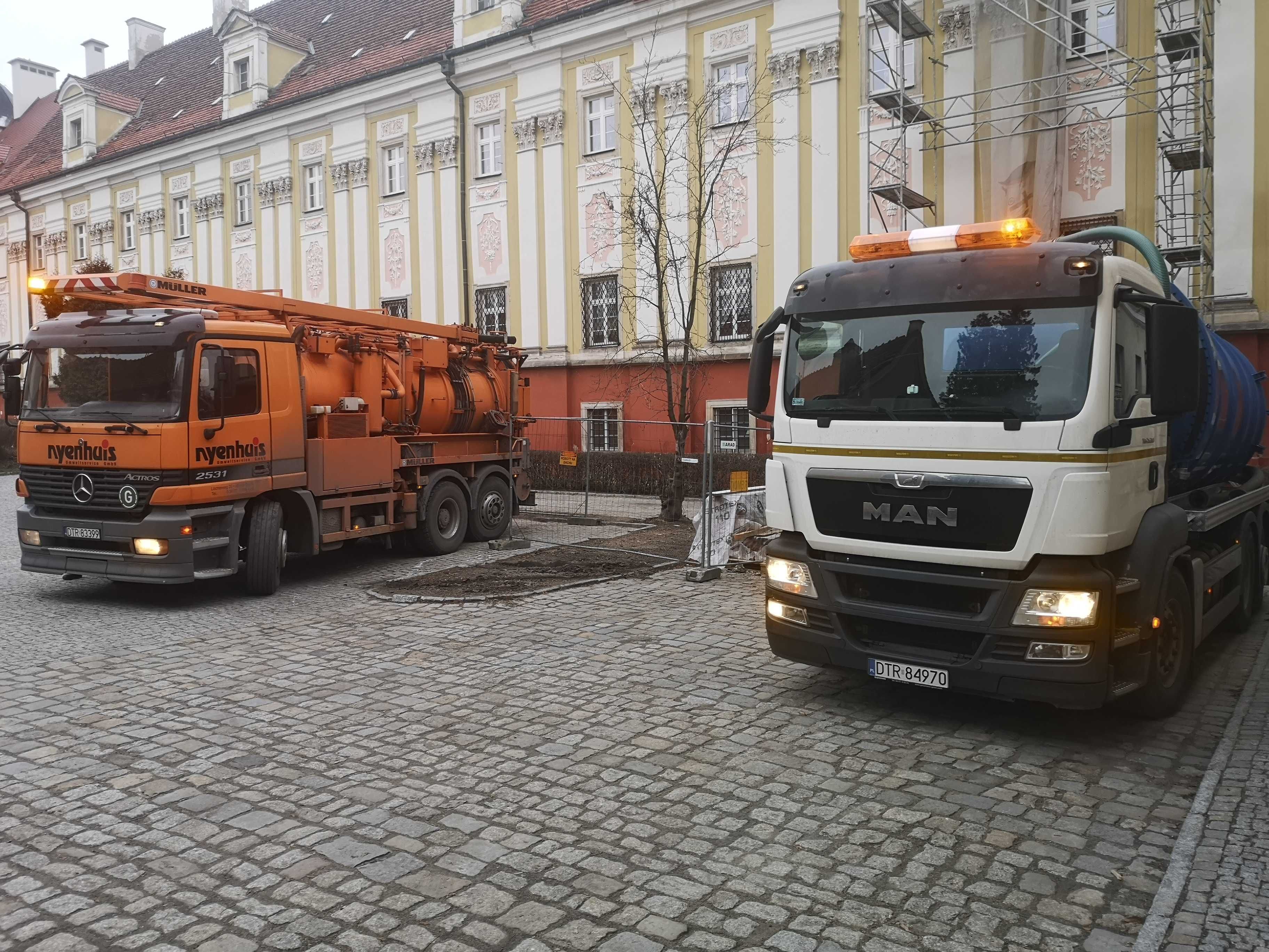 Wuko Wrocław Trzebnica,Milicz czyszczenie kanalizacji, udrażnianie rur