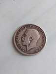 Anglia. Moneta srebrna. 1 Szyling. One Shilling. 1918 Rok.
