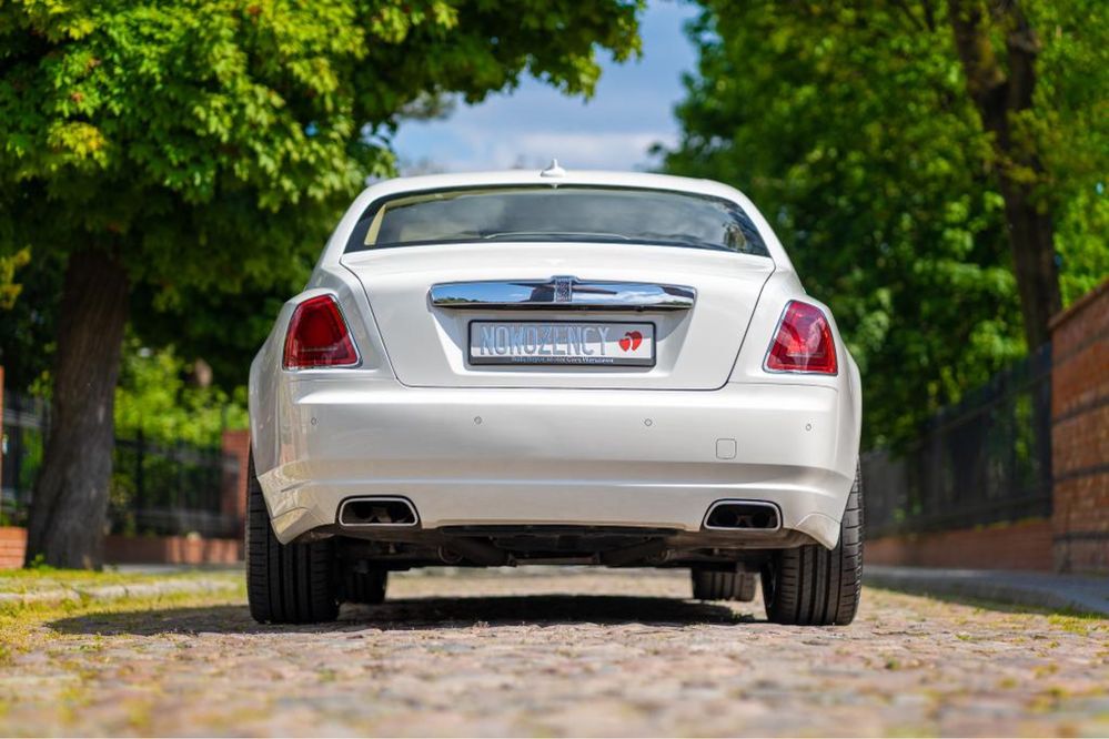 Rolls Royce Ghost wynajem ślub wesele  samochód auto do ślubu