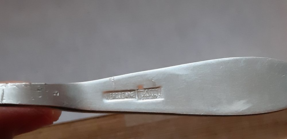 Łyżka łamana Nierdzewne Stojadła Prl