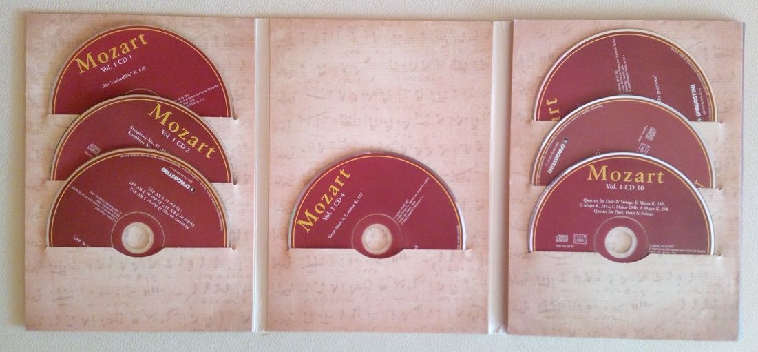 Mozart 10 płyt CD