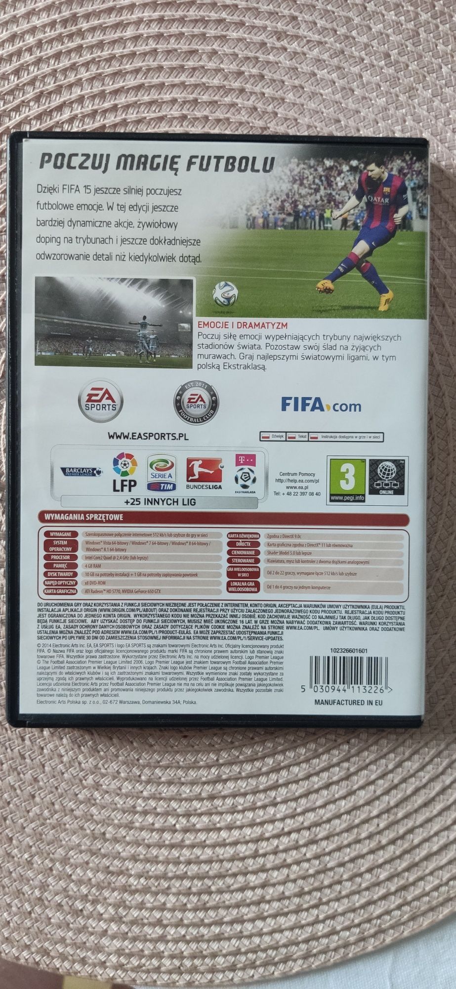 Gra FIFA 15 PC używana