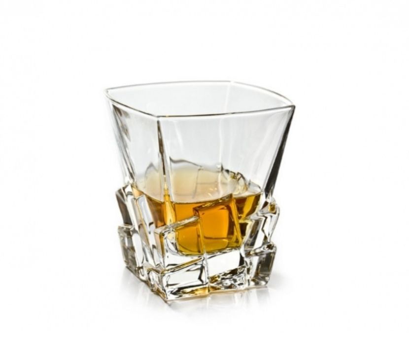 Zestaw szklanek do whisky Bohemia crystal Crack