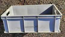 Plastikowy Pojemnik Transportowy Skrzynka EURO 60x40x20 cm Szara