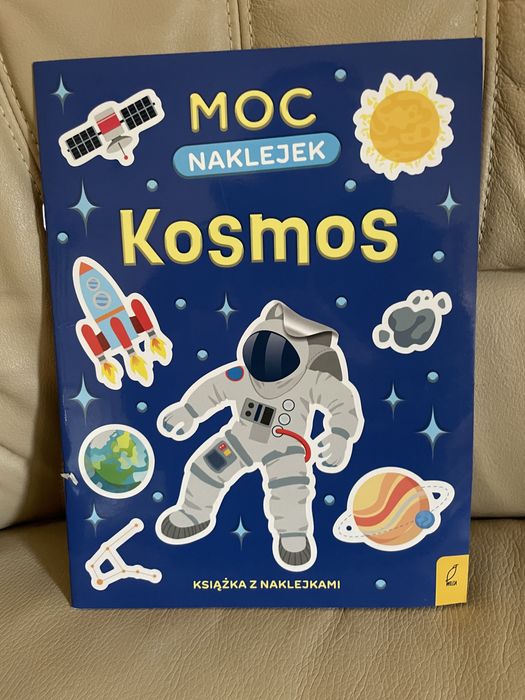 Kosmos moc naklejek książeczka z naklejkami dla dzieci o kosmosie