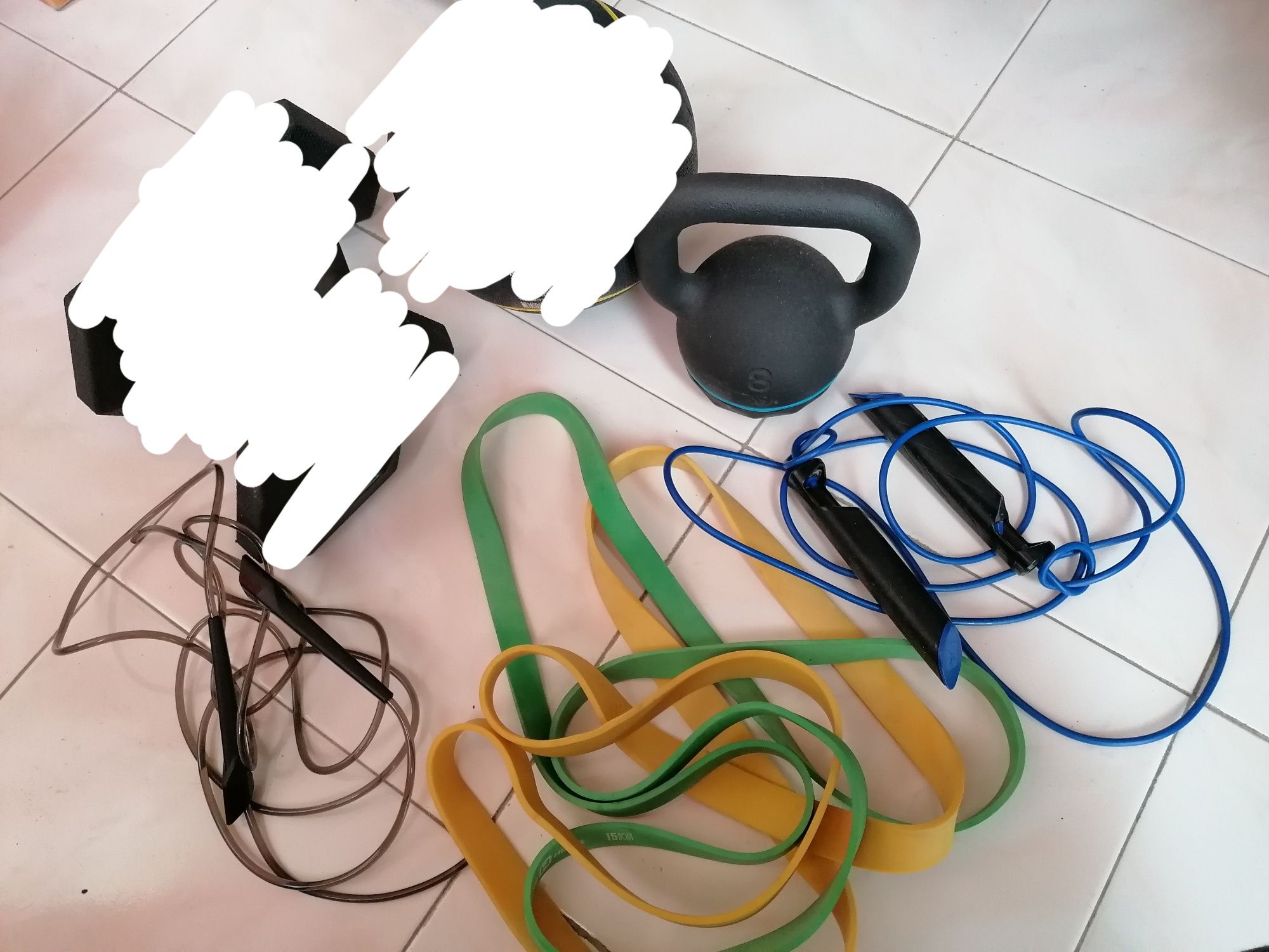 (novas coisas) Material de desporto variado - praticamente novo