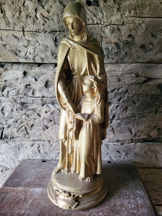Święta Anna gipsowa figurka