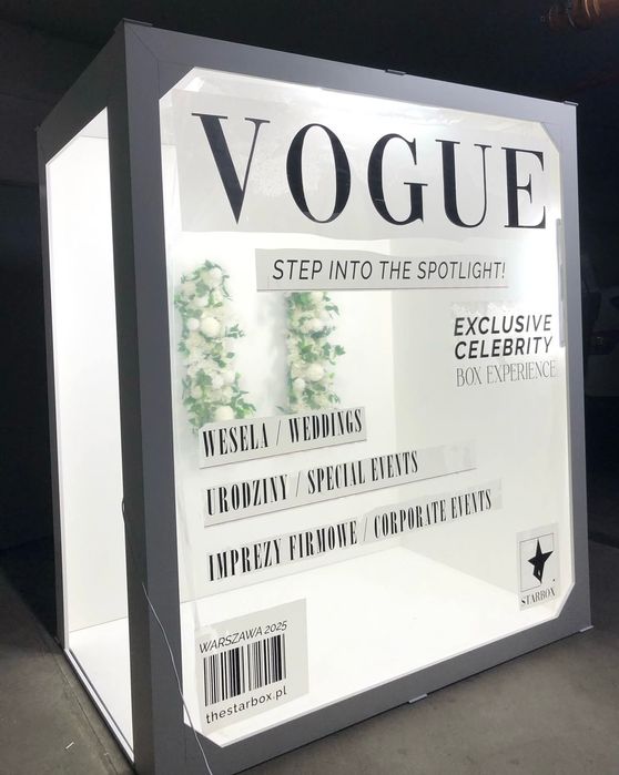 Personalizowana Fotobudka styl Magazyn - STARBOX