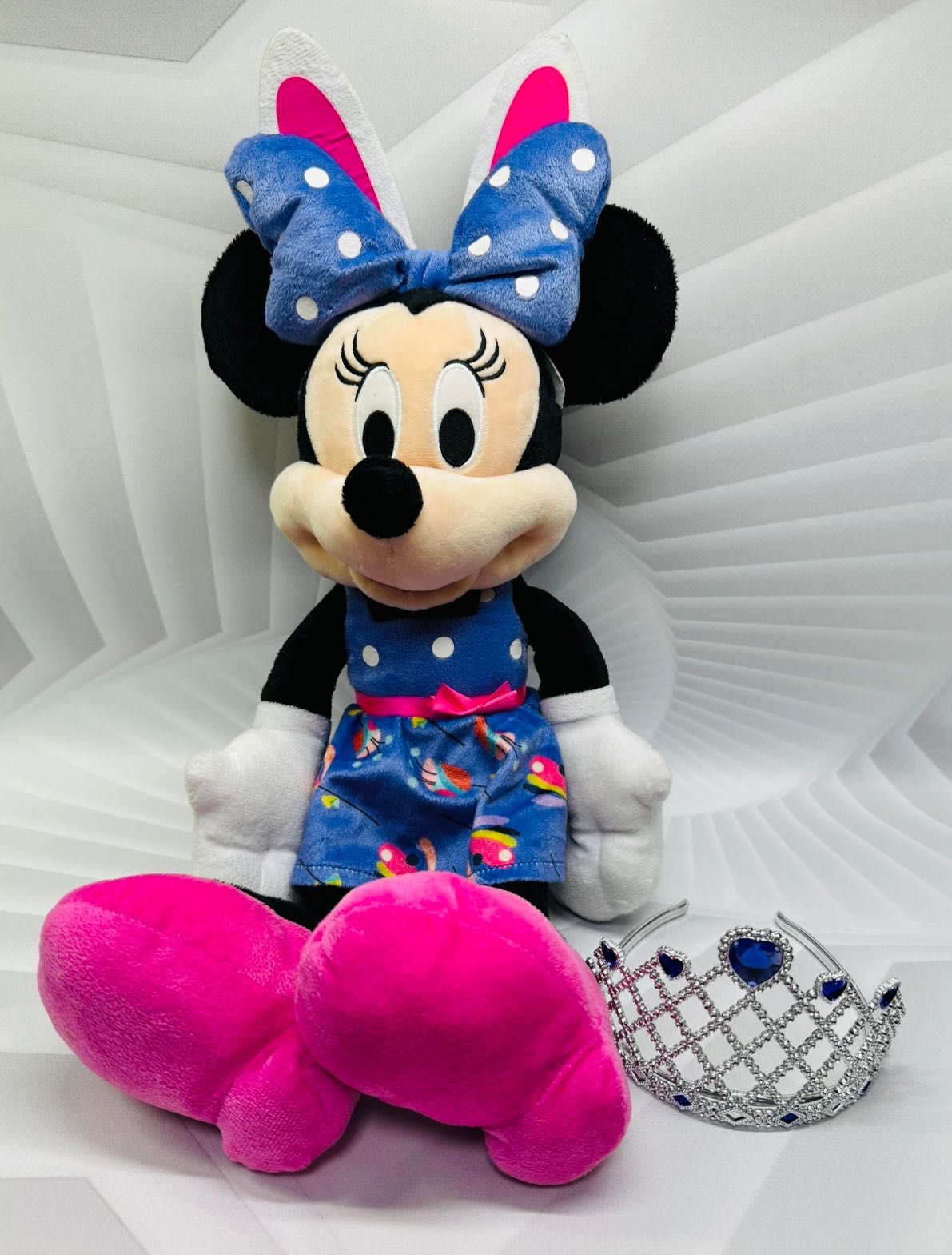 Мʼяка іграшка Мінні Маус і корона в подарунок Minnie Mouse Disney США