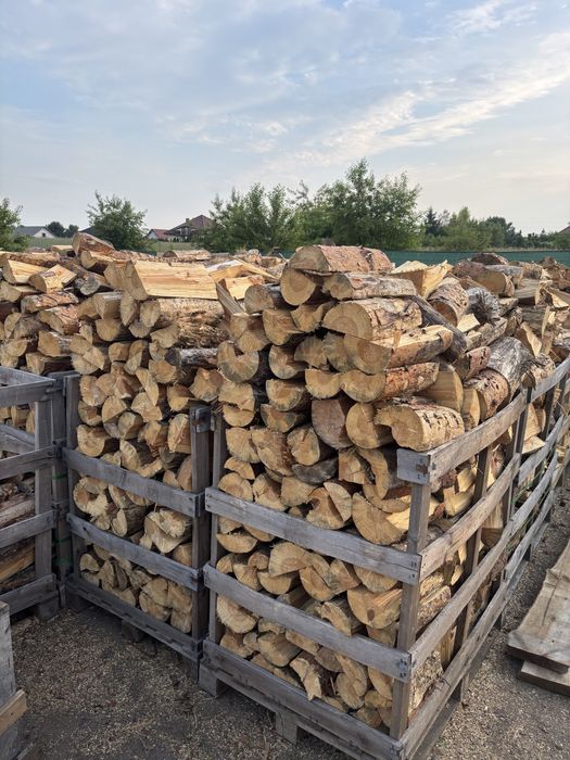 Drewno Opałowe Kominkowe Drzewo Sosna.Buk.Akacja.Grab.Dąb.Brzoza suche