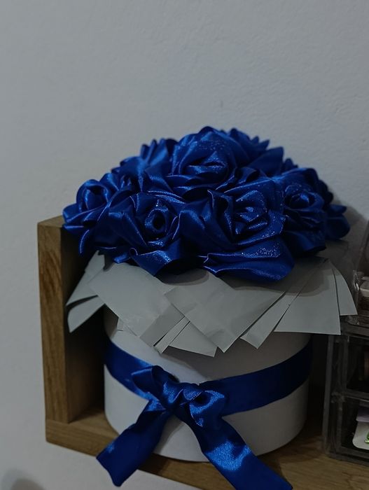 Букет з атласних стрічок