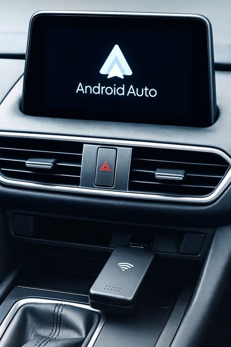 Android auto & car play wireless transforme cabo em ligação sem fios