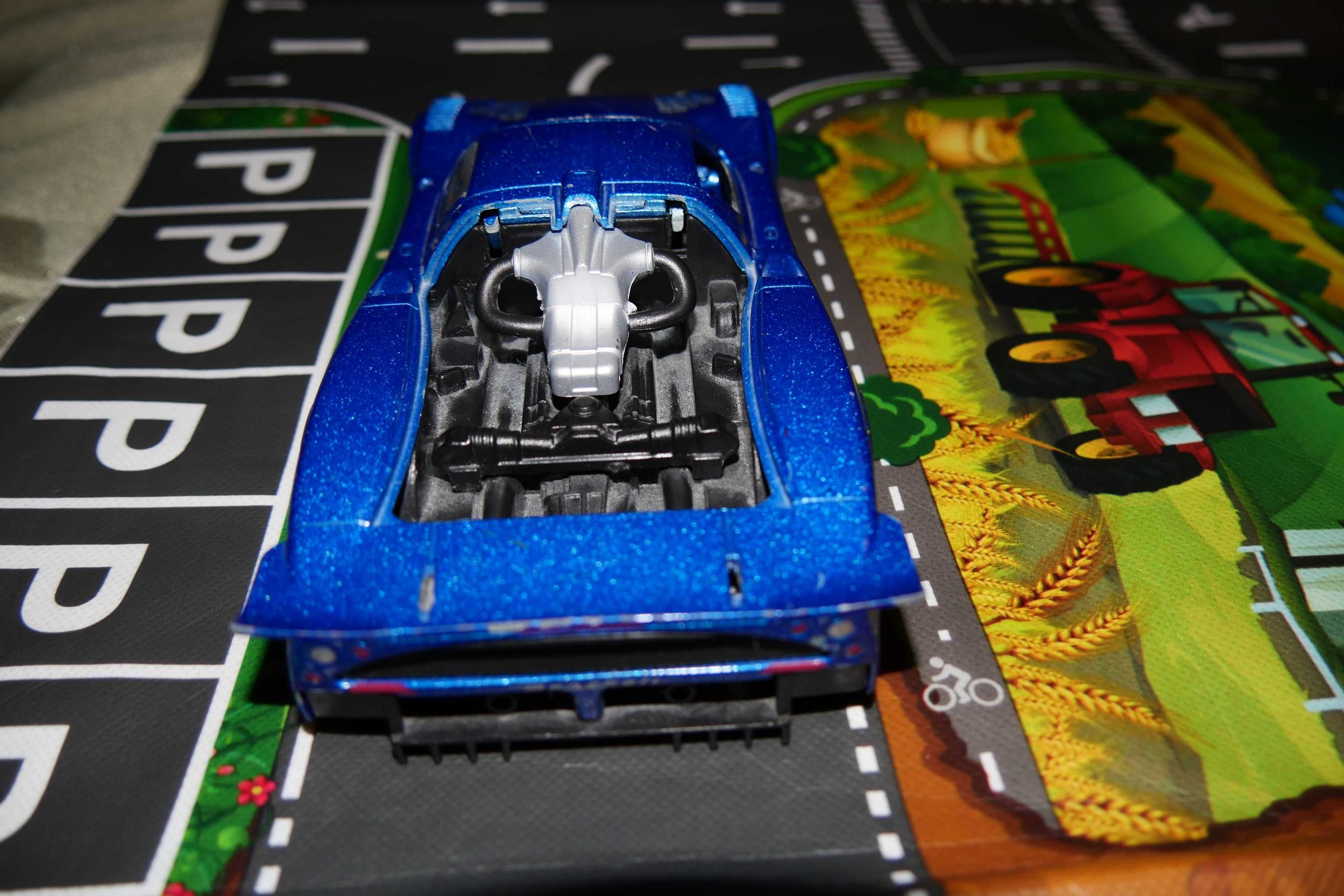 Maserati MC 12 GT 1 1:24 auto model kolekcjonerski niebieski metallic