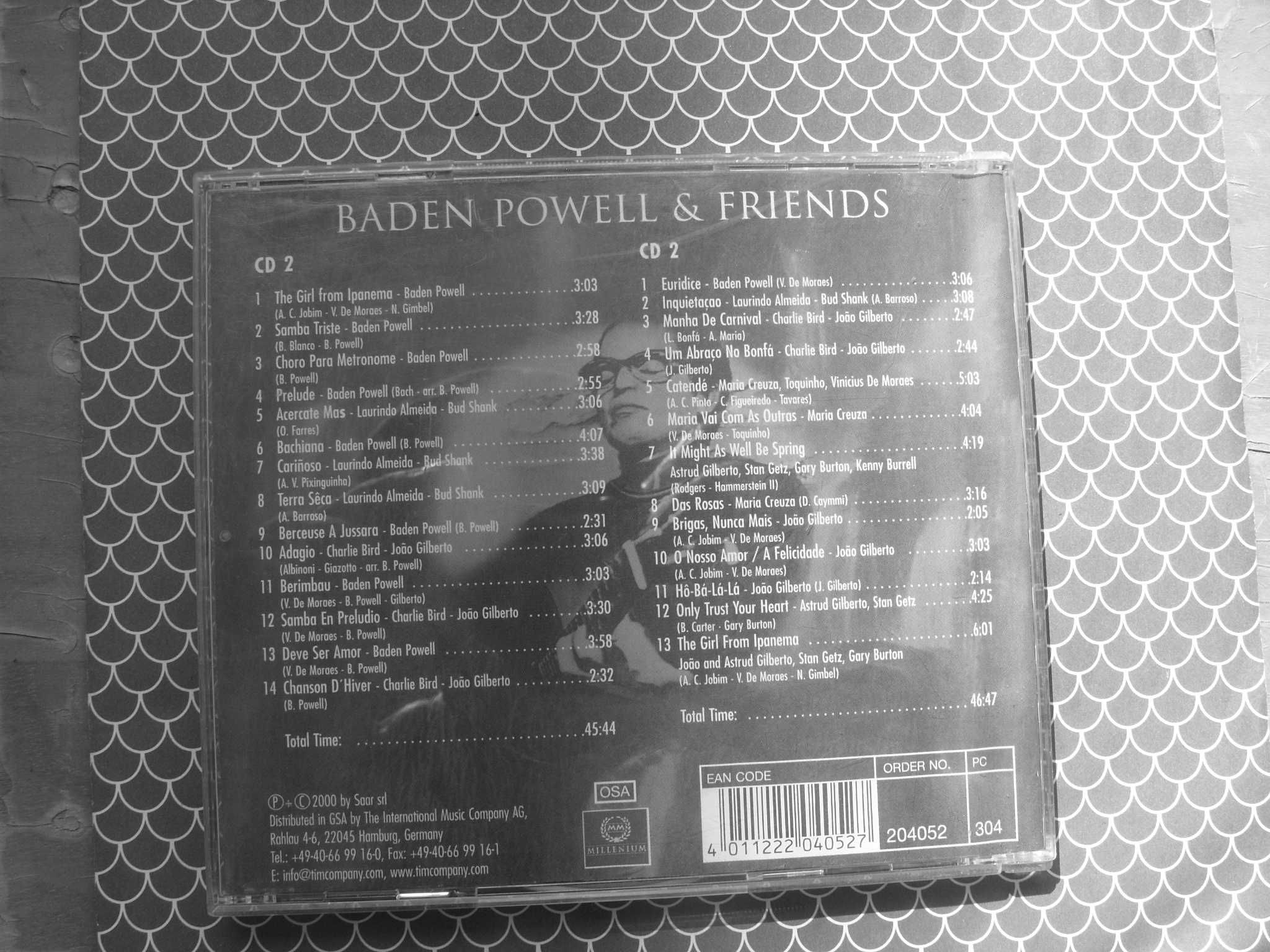 Plyta cd; BADEN POWELL & FRIENDS--2 cd, 2000 rok