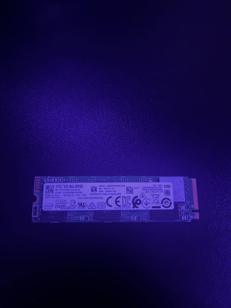 Dysk SSD Intel 512GB M.2 PCIe NVMe 660p Series