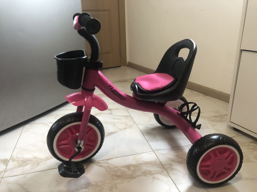 Триколісний велосипед для найменших Гномік Turbotrike M 3197-6 рожевий