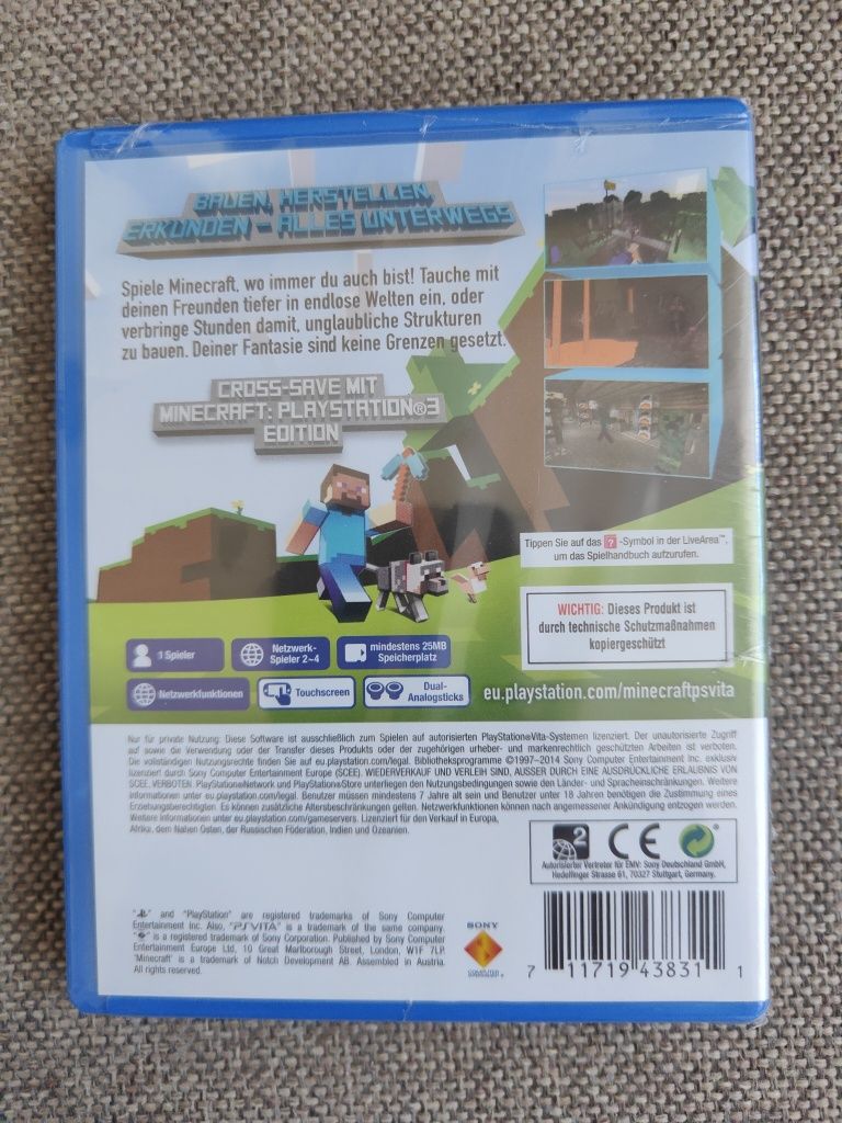 Gra Minecraft na PS VITA nowa po polsku pl