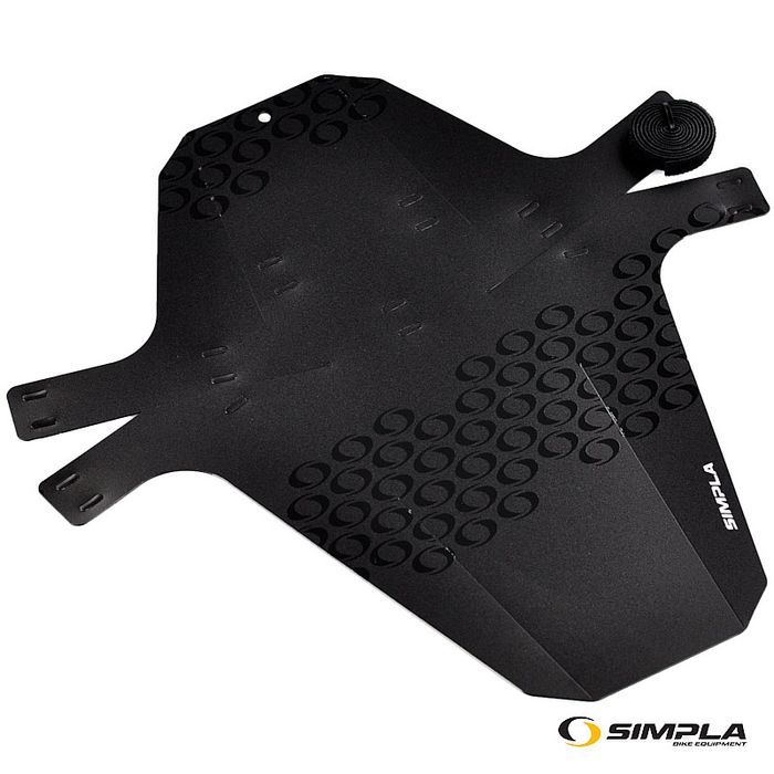 Błotniki Komplet Spl-Iq Fatbike Pp Czarno/Czarne