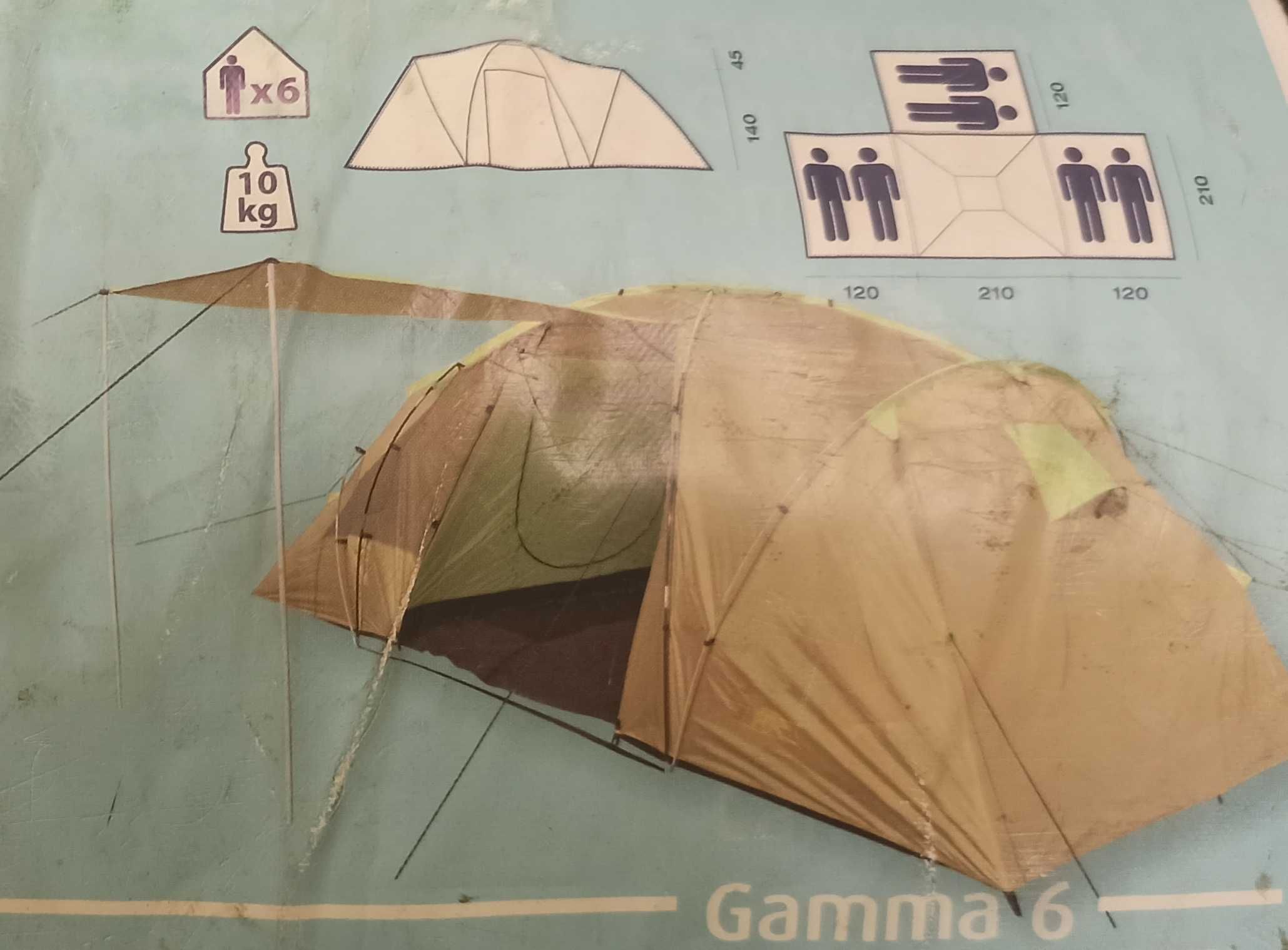 Палатка Gamma 6 Bear