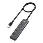 Hub 5 W 1 Mokin Usb-A3.0 Do 4Xusb-A + 1Xusb-C Dc (Czarny)