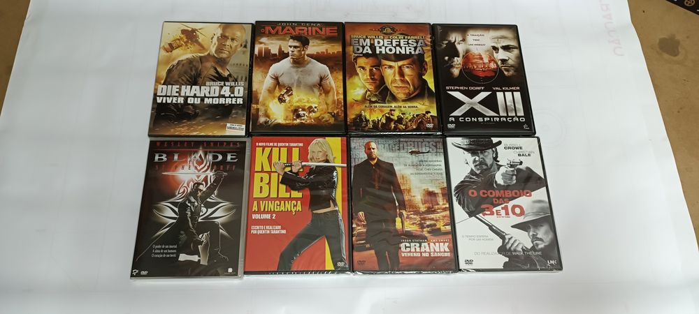 Pack 8 DVDs como novos