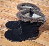 Damskie śniegowce ciepłe wysokie buty zimowe Remonte rozmiar 38 24,5cm