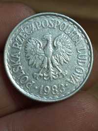 Sprzedam druga monete 1 zloty 1983 rok