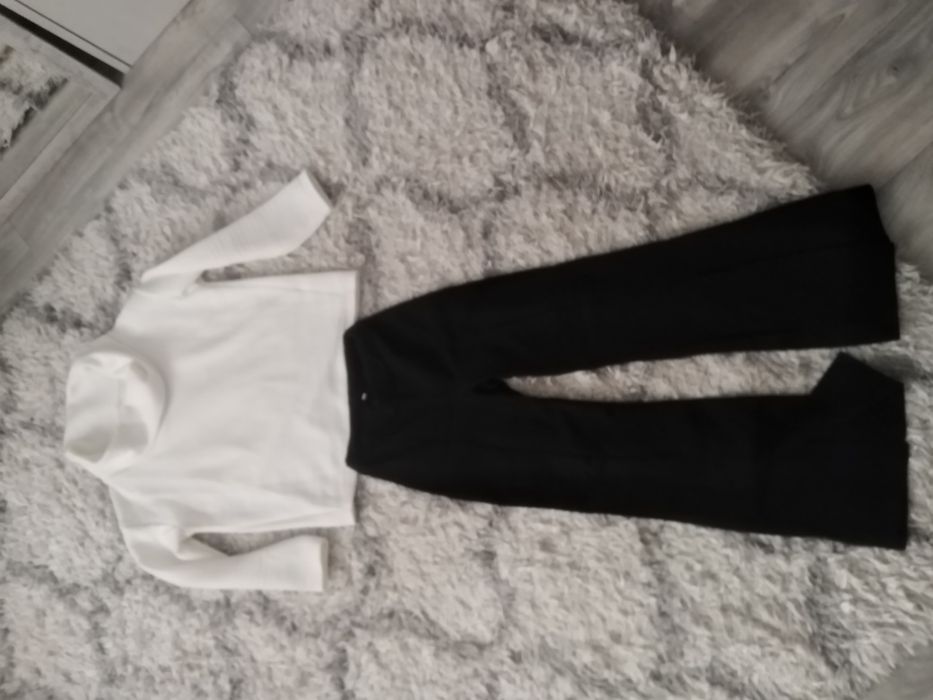 Шкіряні штани +кофта в подарунок