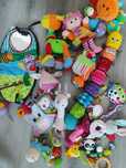 Zestaw zabawek sensorycznych dla niemowlaka, Lamaze, Fisher Price,