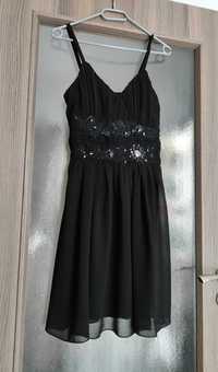 Letnia sukienka mała czarna S